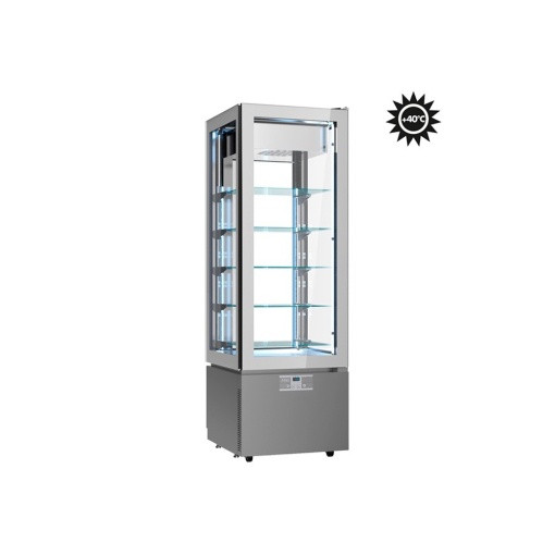 Vertical refrigerated display cabinet, -22 / +5 °C, 60x64,5x184 cm, Luxor White, model KD6GT