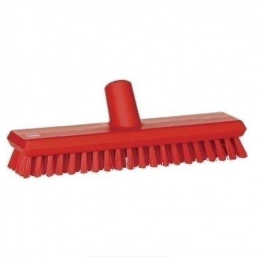 Víztisztító padlókefe, extra merev, extra piros, L 27 cm