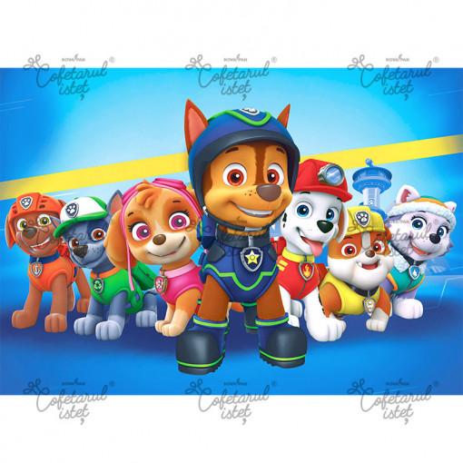Вафла с печат Puppy Patrol Model 1, A4 - Istet Confectioner