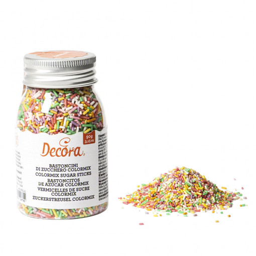 Декор Colourmix Захарни пръчици Colourmix, 90 гр.
