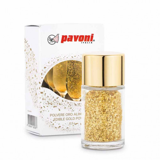 Златни люспи 24 kt, 0,5 gr