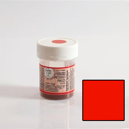 Липоразтворим оцветител за храни на прах, червен, 5 gr - не съдържа азотни съединения