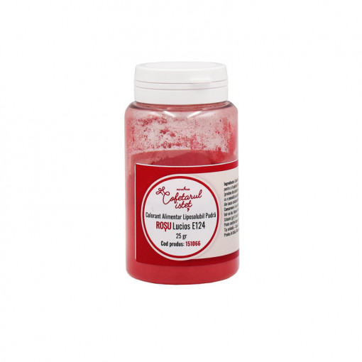 Липоразтворим хранителен оцветител на прах Piper Red Powder E124, 25 gr