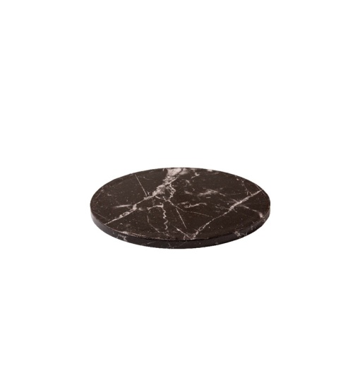 Поднос за торта Модел черен мрамор, Ø 25 x H 1,2 cm