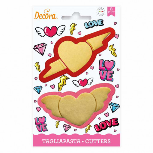 Резачки Love Plastic, Ø 10 и 12 x H 2,2 cm, комплект 2 бр.