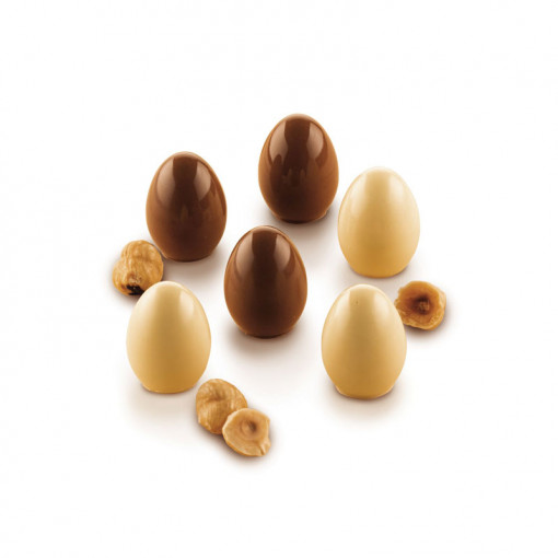 Силиконова форма Praline или Choco 3D Ø 2,3 x H 3 cm, 10 ml, 15 кухини (SCG58)