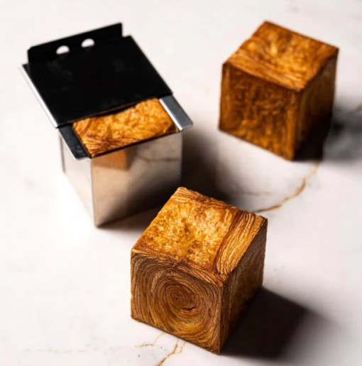 Форма за печене от неръждаема стомана New York Roll Cub, 6 x 6 x H 6 cm