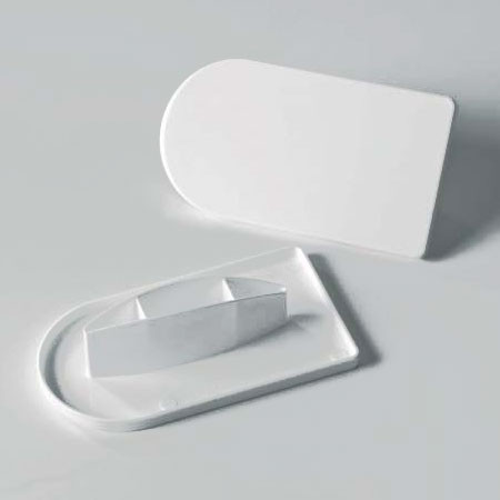 Cake Surface Finishing Palette, Rounded Top, 14.8 x 8.2 cm