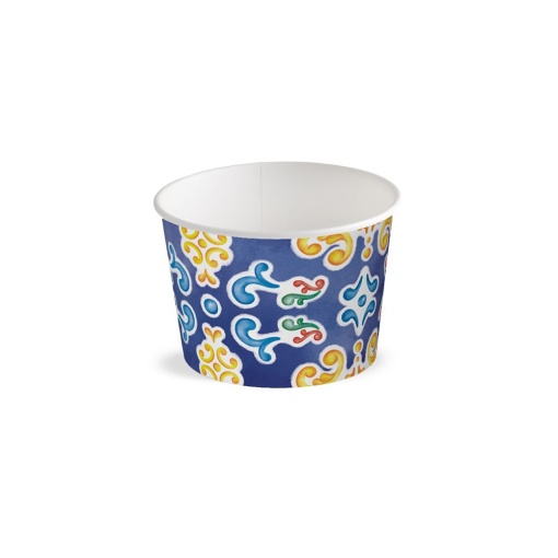 Capri Ice Cream Carton Glass, Ø 9.4 x H 6.4 cm, 290 ml, Set 55 pcs