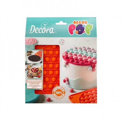 DecorPop Силикон DecorPop Полусферична форма Ø 1,6 cm Кръгла форма Ø 15,3 cm