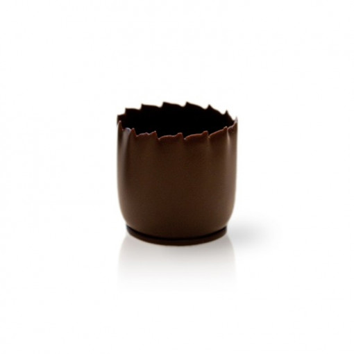 Dupla étcsokoládé csészék, Ø 2,5 x H 2,4 cm, 310 gr, 72 db