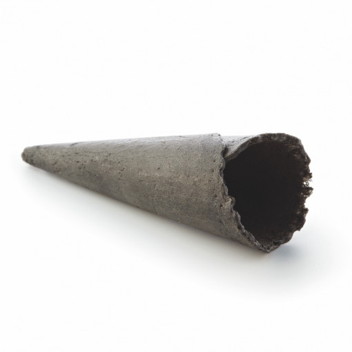 Fekete Mini Vafa kúpok kartontartóval, 7,5 x 2,5 cm, 260 db, 260 db, Massdeu