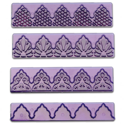Marker Marker with 3 Markers, 14 x 3.5 cm, Set of 4 pcs
