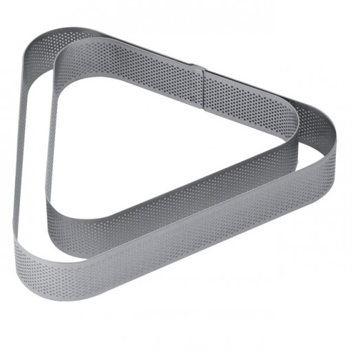 Microperforated Frame Triangular Tarts, 17.5x16xH3.5cm