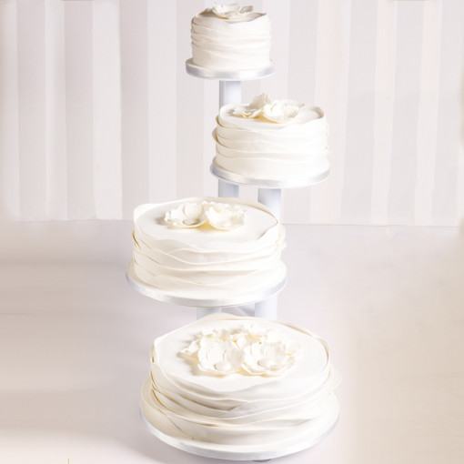 Modular Cake / Buffet Stand, 4 Plates, 70 x 65 x H 56 cm