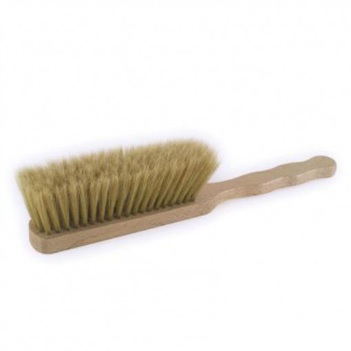 Natural Bristle Brush with Handle, Temp. Max. 90°C, 40 x 4 cm