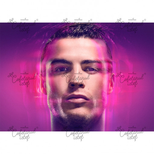 Nyomtatott cukortészta labdarúgó labdarúgó Ronaldo modell 3, A4 - Cukrászda Istet