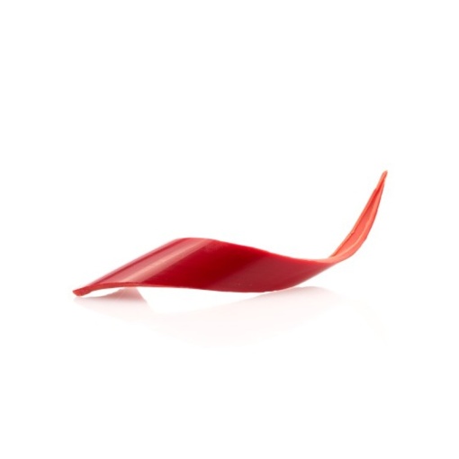 Piros Twist dupla csokoládé Twist dekoráció, 8x3 cm, 140 gr, 80 db
