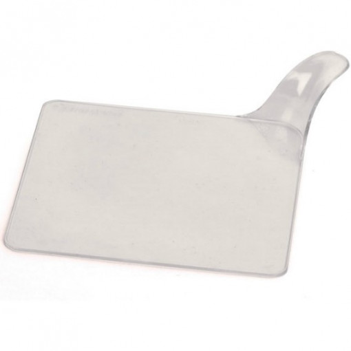 Plastic Presentation Single Portion Plastic Presentation Base, Square Transparent, 8 x 8 cm, Set 250 pcs