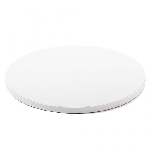 Platou Tort Rotund Alb Satinat, Ø 50 x H 1.2 cm