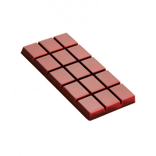 Polikarbonát forma 3 tábla csokoládé Csokoládé rés 100 gr, 27.5x17.5 cm