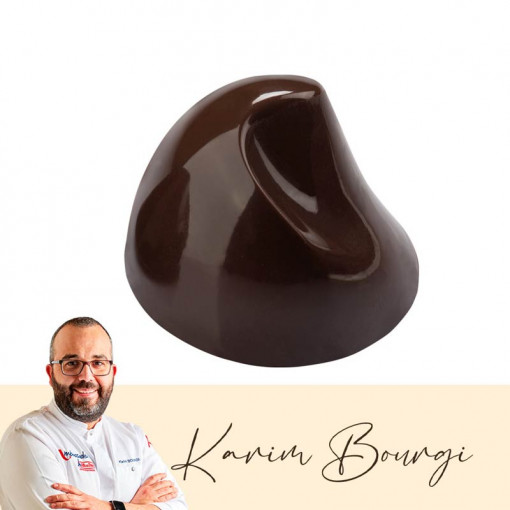 Polycarbonate mould 24 Chocolate Pralines Model VIP Dune Ø 3.1 x H 2.1 cm, 10 gr