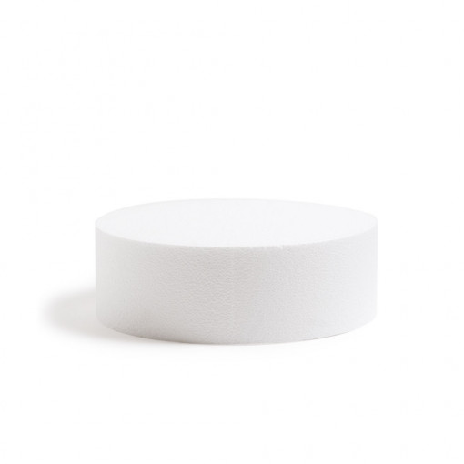 Round polystyrene mould R 40 x H 10 cm