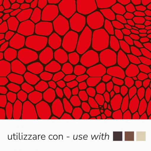 Set of 30 Transfer Sheets Chocolate Ruby Ruby, 34 x 26.5 cm
