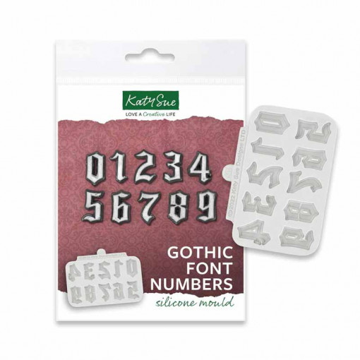 Silicon moulding Gothic-style figures, H 2 cm