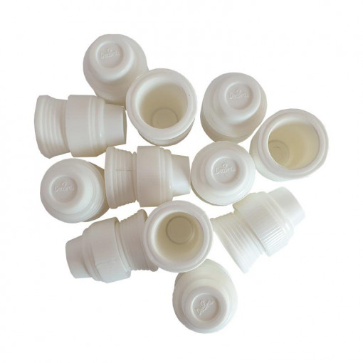 Small Nuts/Sprits Cup, with locking lid, Ø Base 1.7 cm, Ø Top 1.1 cm, H 3cm, Set 12 pcs