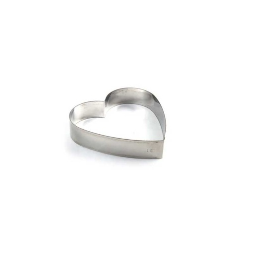 Stainless steel Heart Branch, 18 x H 4 cm