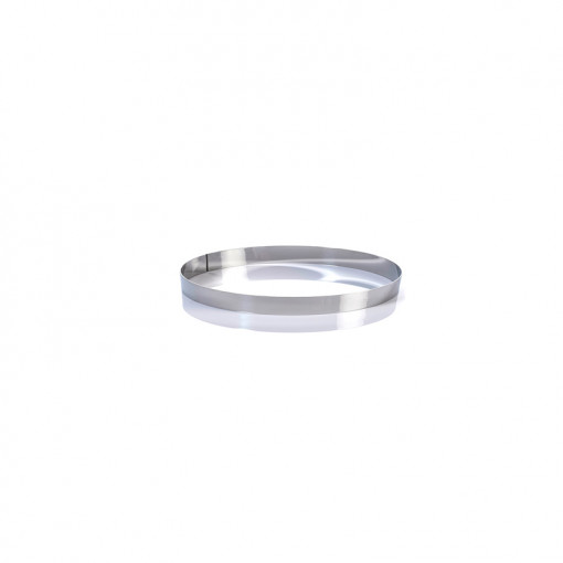 Stainless steel round Ø 20 x H 2 cm