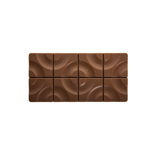 Tablete Ciocolata 15.4 x 7.7 x H 0.8 cm - Matrita policarbonat Target, 3 cavitati, 100 gr