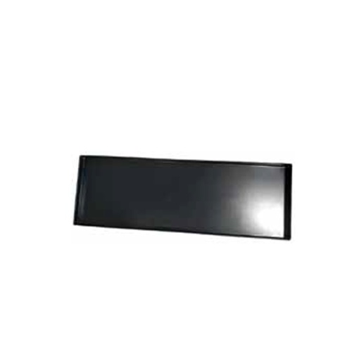 Tava 4 Margini Drepte, 60 x 20 x H 2 cm, Tabla Neagra