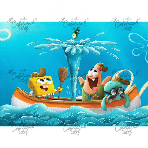 Vafa imprimata SpongeBob Model 3, A4 - Cofetarul Istet