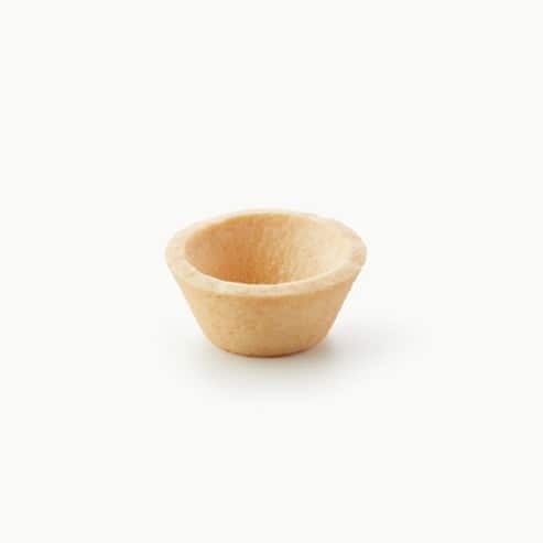 Vajas mini tortaformák, semleges, Ø 4 x H 1,8 cm, formázott, 280 db