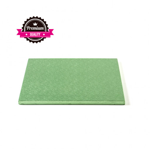 Vernil square cake platter, 25 x 25 x H 1.2 cm