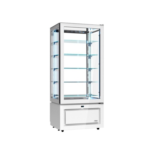 Vertical refrigerated display cabinet, +14/ +16°C, 80,5x64,5x184 cm, Luxor White, model KC8V