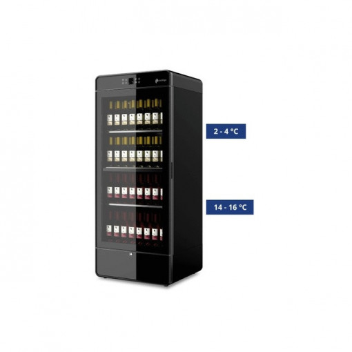Wine Display Cabinet with Dual Ventilated Refrigeration, H2000 IAM STD STD DUALVENT