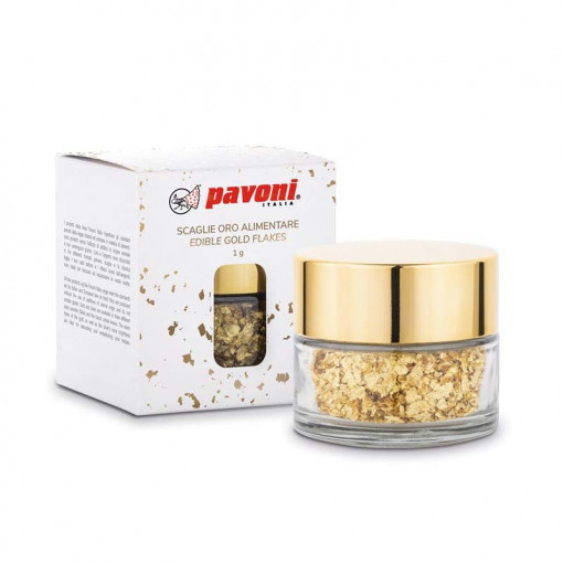 Златни люспи 24 kt, 1 gr