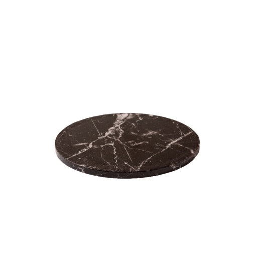 Поднос за торта Модел черен мрамор, Ø 30 x H 1,2 cm