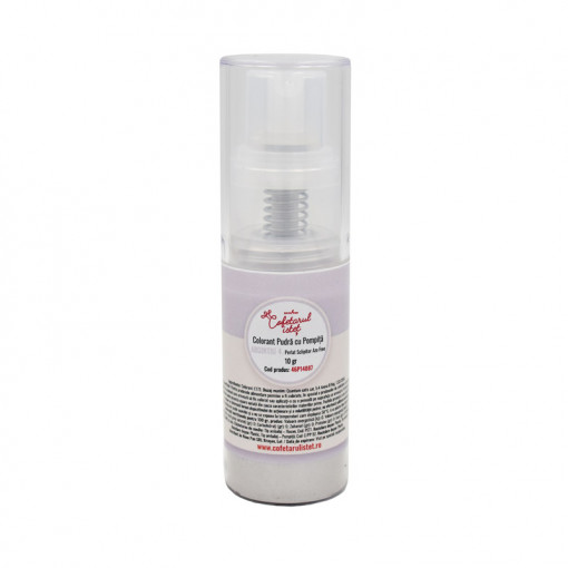 Прах за оцветяване Glitter Silver Glitter Powder 4 Sclipitor Azo Free, 10 gr Pompita Bottle