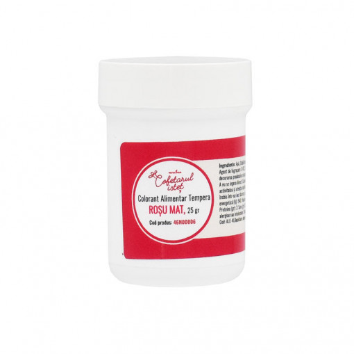 Хранителни оцветители Хранителни оцветители Tempera Mat Red, 25 gr