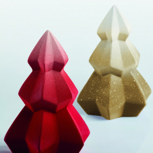 Brad Christmas Crystal 3D, Ø14.5xh20cm - Matrite Plastic Kit 2 предмета