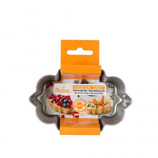 Cake Tray, 11.5 x 7.5 x H 3 cm, Non-stick Aluminium