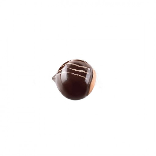 Chestnut, Ø7.4xH4cm - Silicon mould Single-portion, 6 cavities
