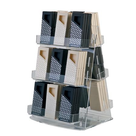 Chocolate Bar Holder, 2 Display, Transparent Plexiglas, 30 x 30 x H 40 cm