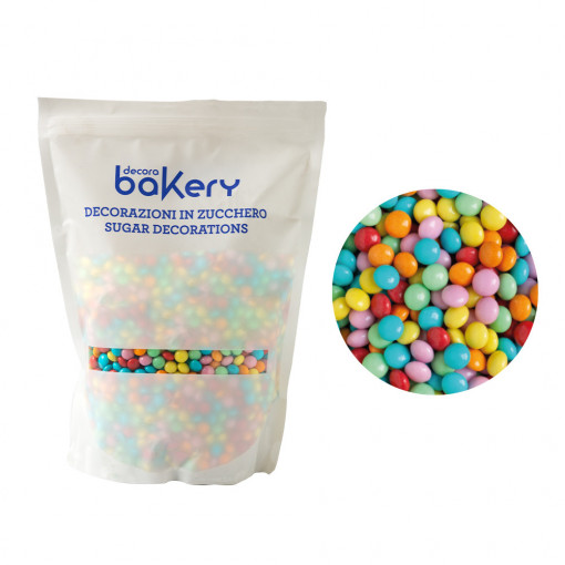 Colourmix шоколадови сплескани перли Ø 10 мм, 1 кг