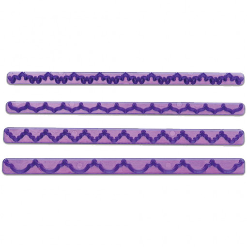 Cutters - Marker Marker Decor Edges / Edges L 25.5 cm, Set 4 pcs