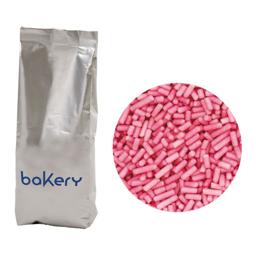 Decor rózsaszín cukorpálcikák, 1 kg